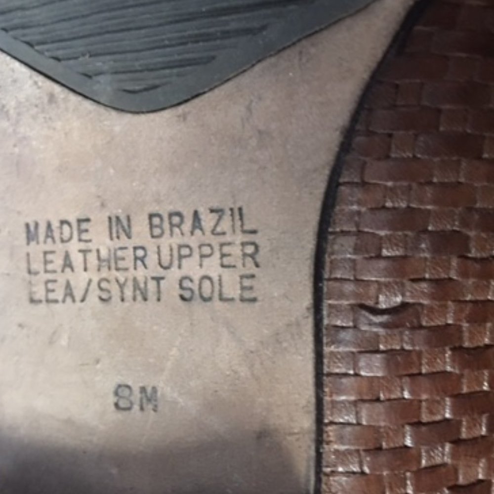 Ladies Talbots Leather Open Toe Shoes Size 8M - Picture 6 of 8